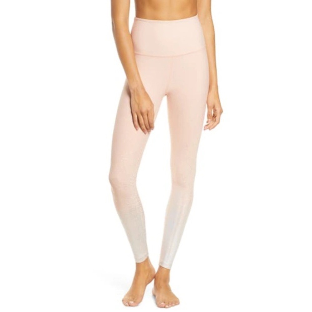 Beyond Yoga Alloy Ombre High Waisted Midi Legging Tinted Rose Speckle Medium